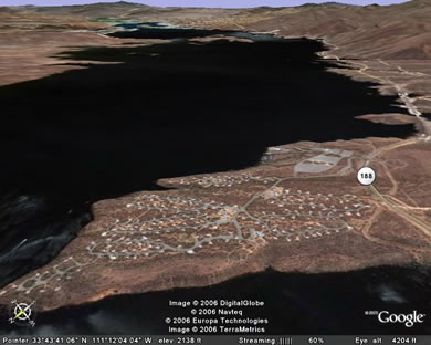 Cholla Recreation Site on Roosevelt Lake