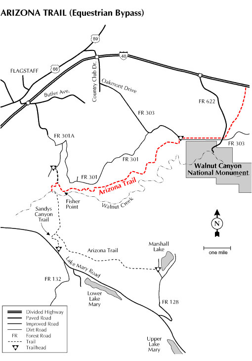 Arizona Trail Equestrian bypass 87C