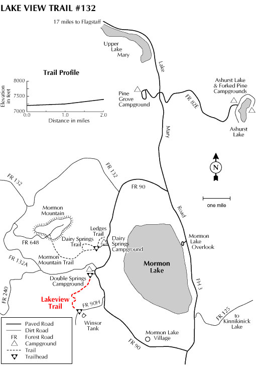 Lake View Trail #132 Map