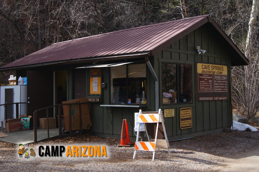 The general store at Cave Spring Campground