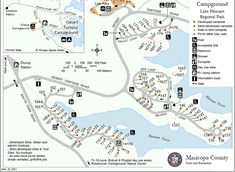 Desert Tortoise Campground Map