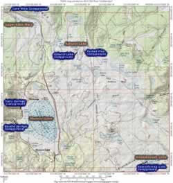 Mormon Lake Map