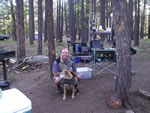Woods Canyon camping with my dog!