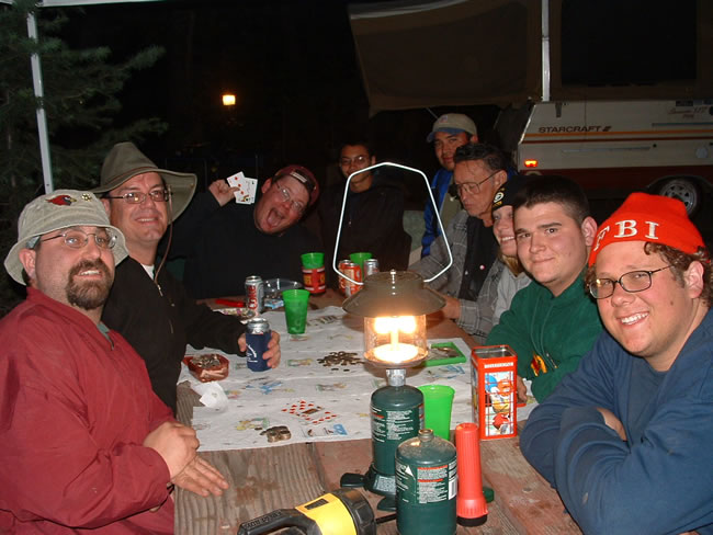 Nothing like a game of cards at night!