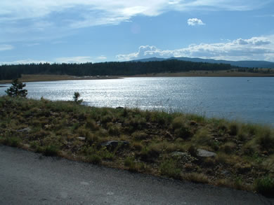 Big Lake is at the heart of the White Mountains